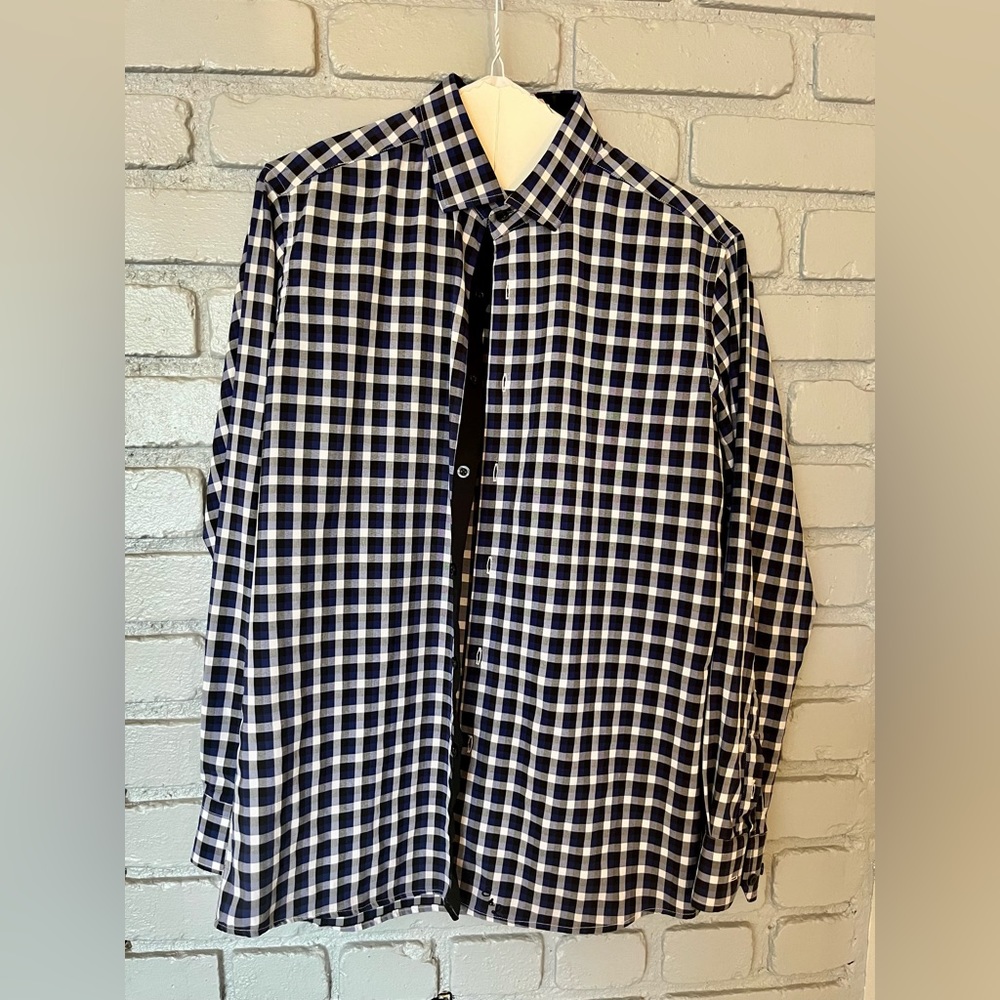 Men’s State & Liberty M shirt, Navy, White and Gray